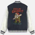 Men's Funky Varsity Jacket for winter all-day comfort