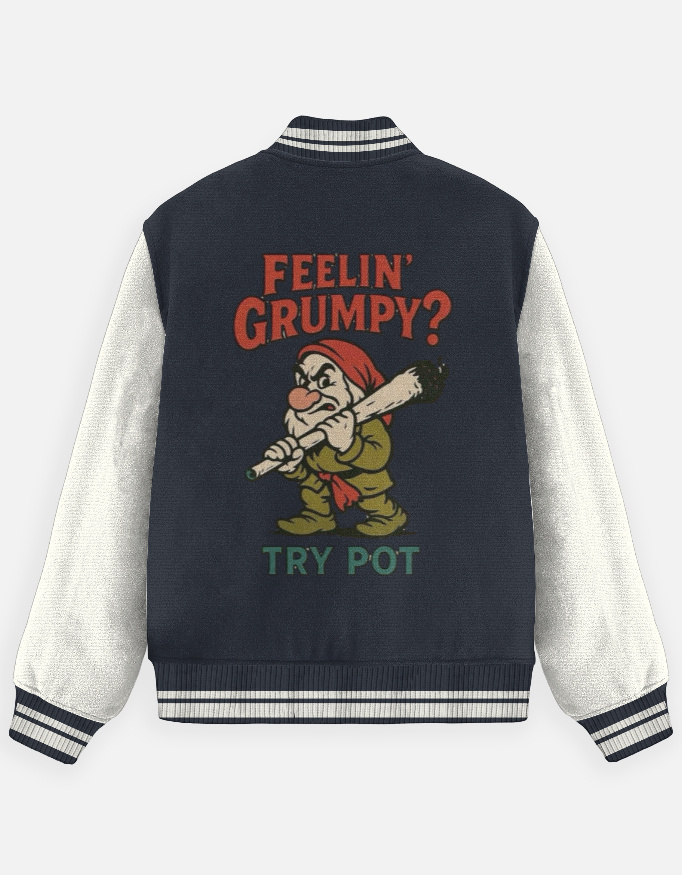 Men's Funky Varsity Jacket for winter all-day comfort