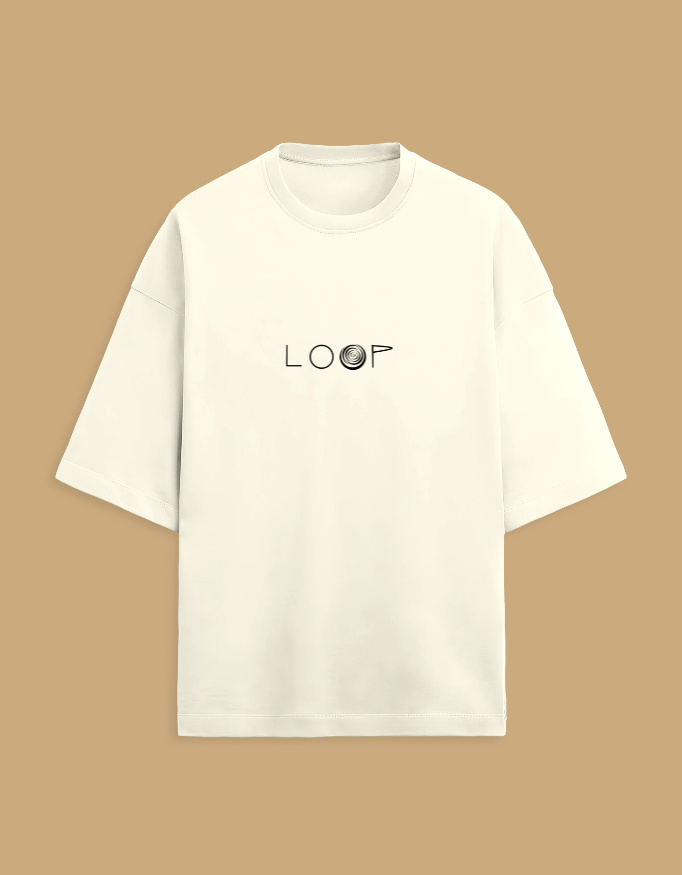 Men's Loop Designed Terry Oversized Tee for all-day comfort