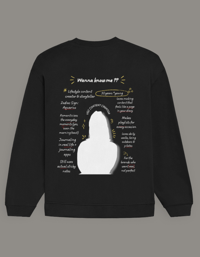 Women’s Good Vibe Oversized Sweatshirt for all-day comfort - Image 4