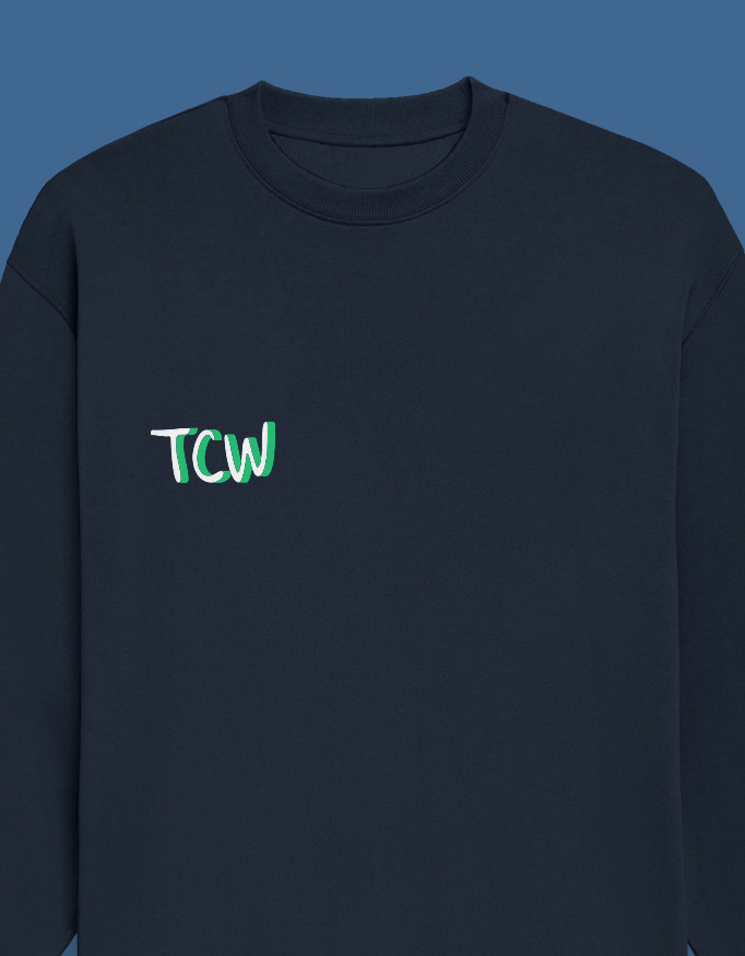 Men's Neon Designed Weird Club Oversized Sweatshirt for all-day comfort - Image 4