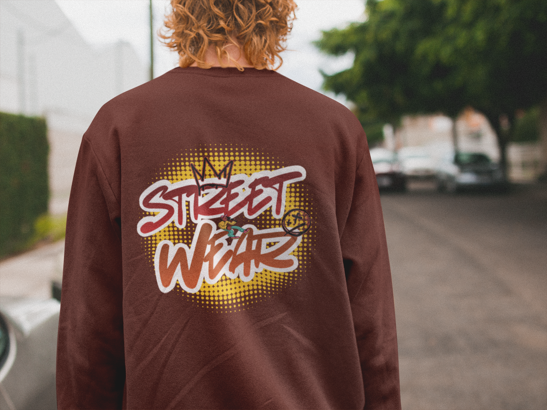 Men's Streetwear Oversized Sweatshirt for all-day comfort