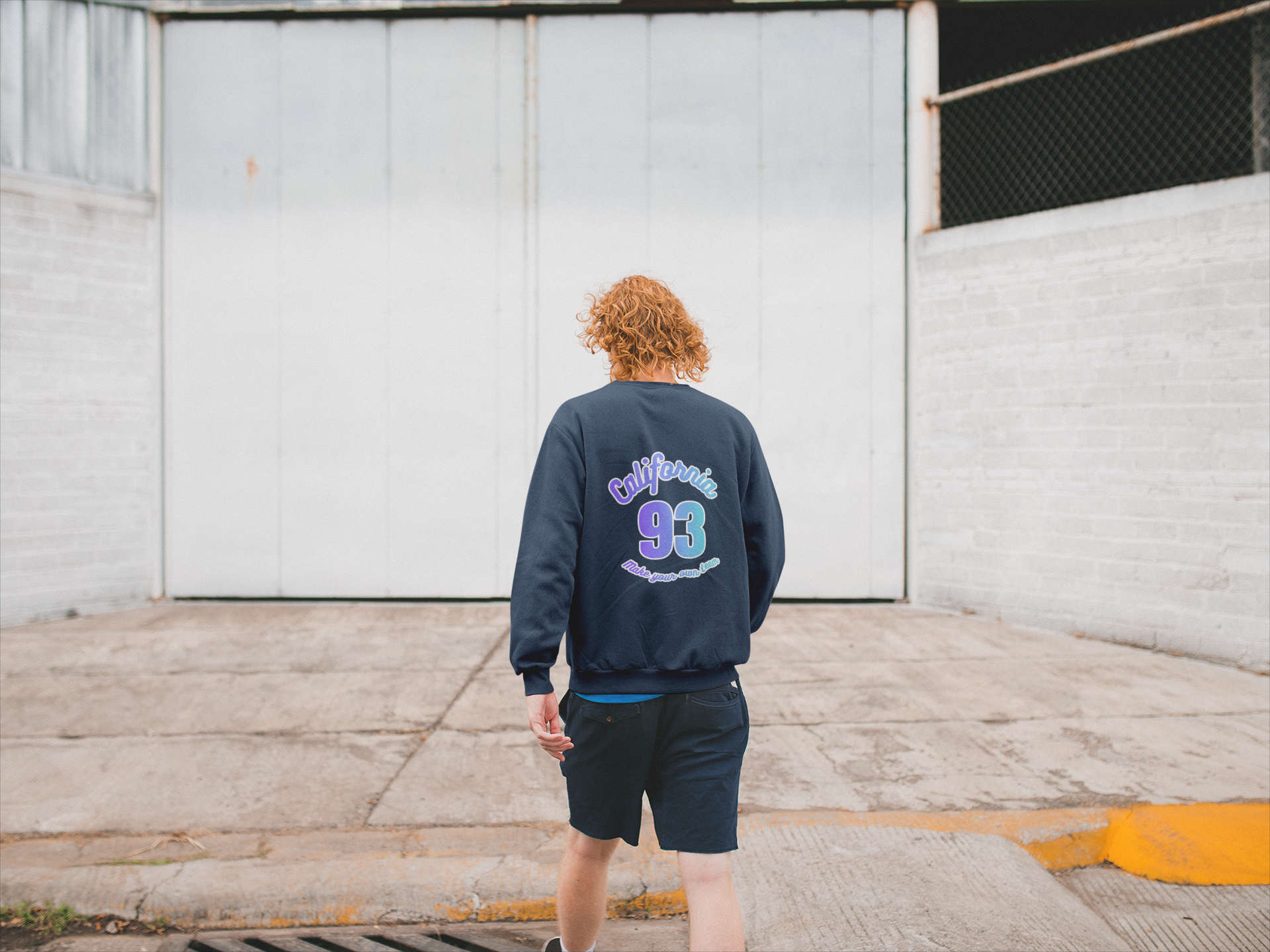 Men's California Team Oversized Sweatshirt for all-day comfort - Image 3