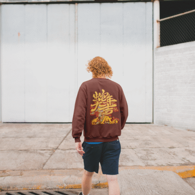 Men’s Anime Designed Oversized Sweatshirt for all-day comfort