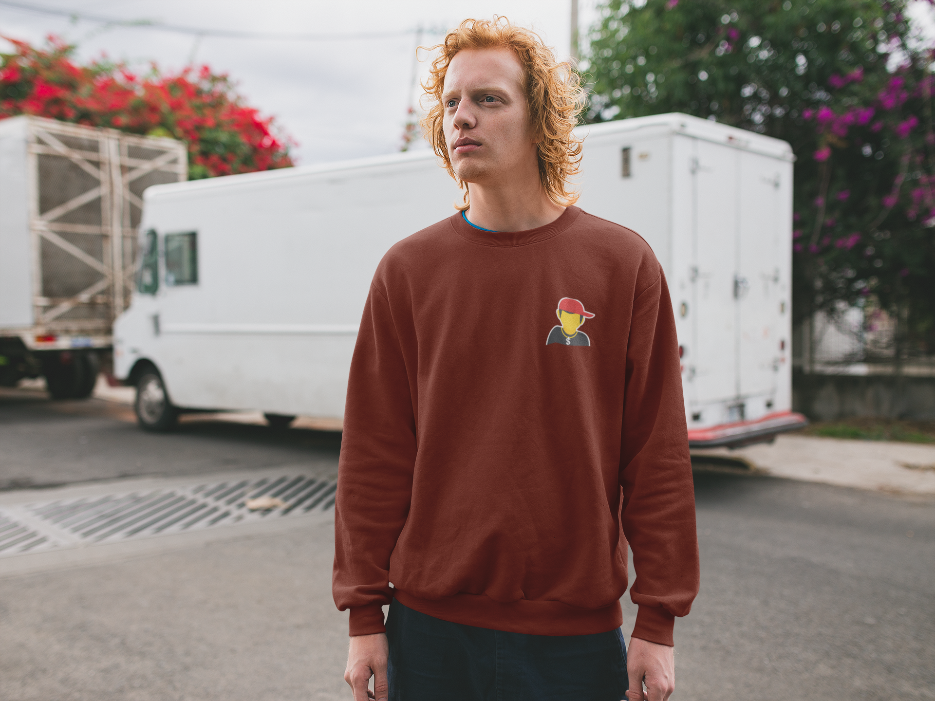 Men's Streetwear Oversized Sweatshirt for all-day comfort - Image 2