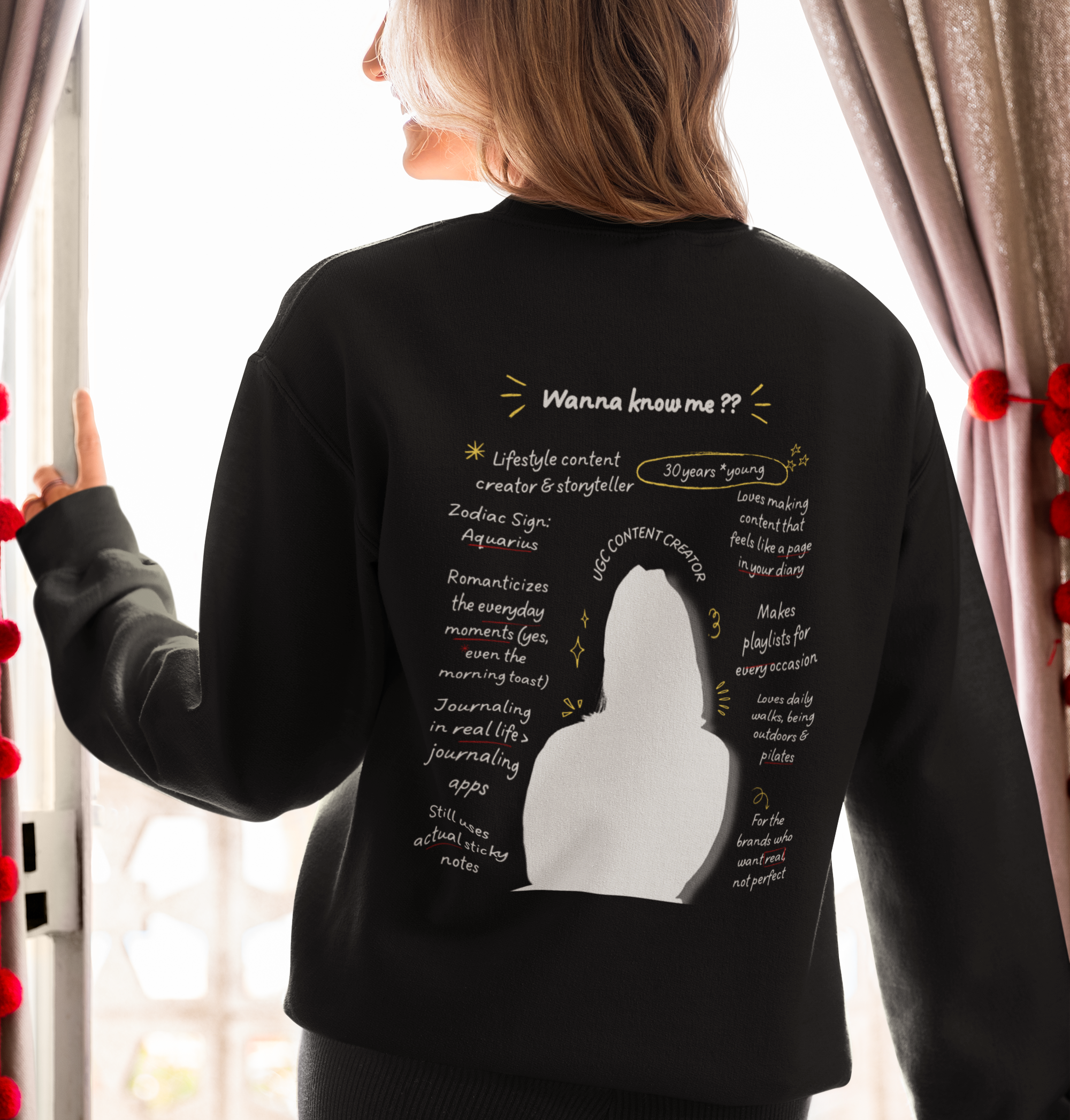 Women’s Good Vibe Oversized Sweatshirt for all-day comfort