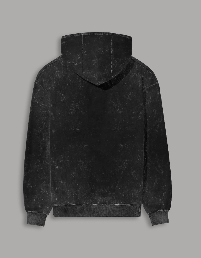 Men's Free Style Acid Washed Hoodie for all-day comfort - Image 3
