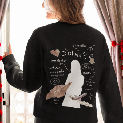 Women’s 'Travelling Lover' Oversized Sweatshirt for all-day comfort