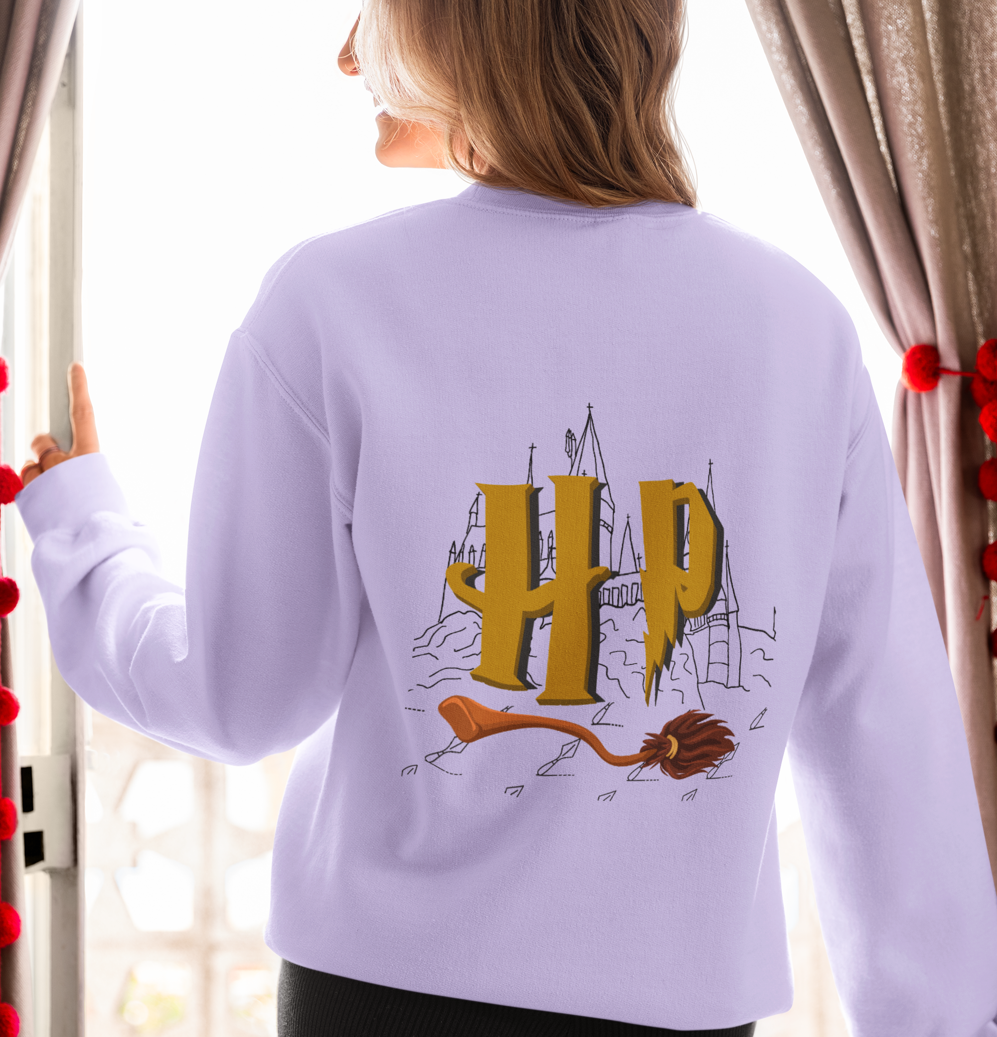 Women’s Harry Potter Fan's Oversized Sweatshirt for all-day comfort
