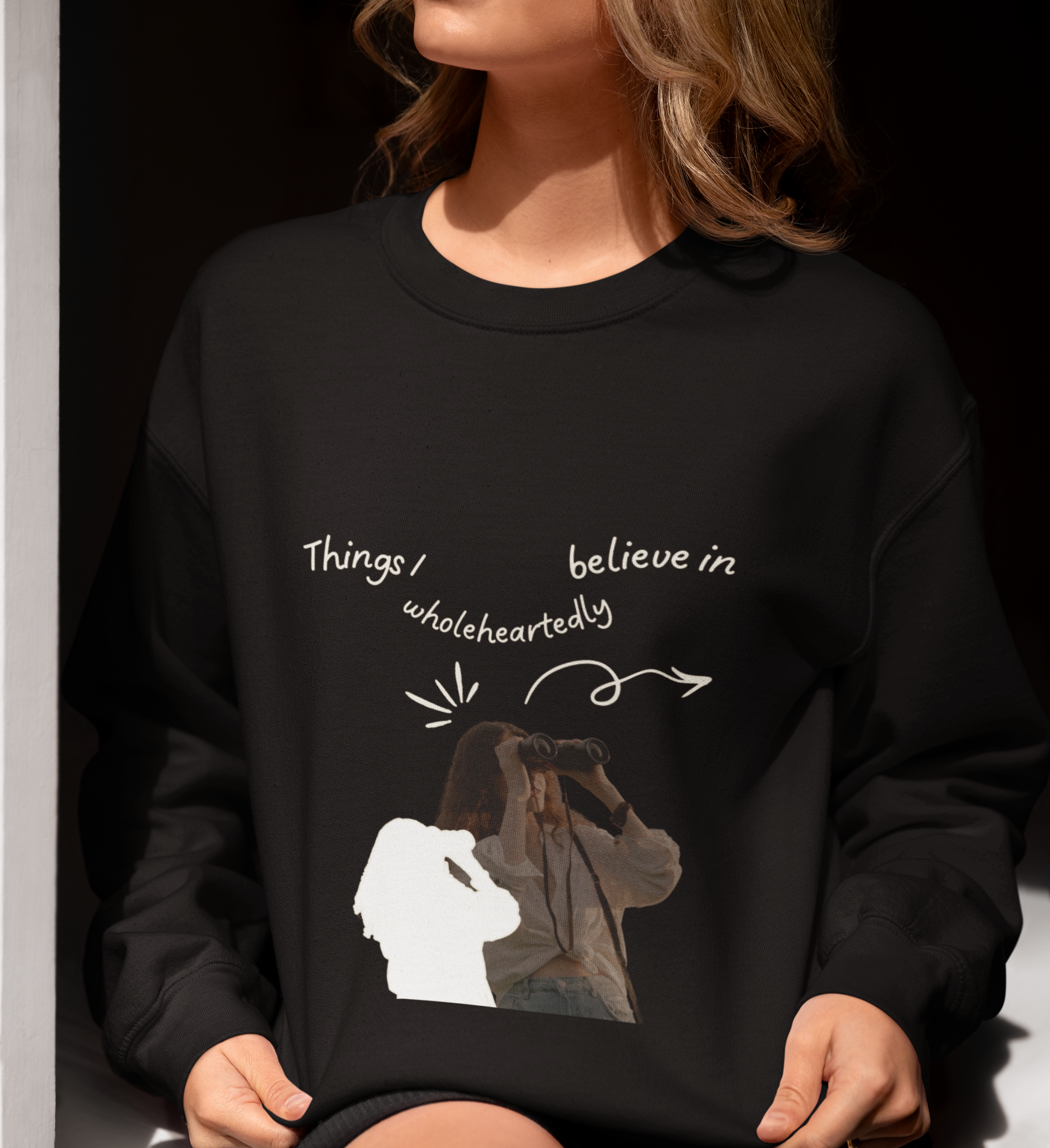 Women’s 'Travelling Lover' Oversized Sweatshirt for all-day comfort - Image 2