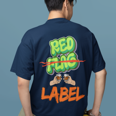 Men's Adult Dark Sarcastic Terry Oversized Tee for all-day comfort