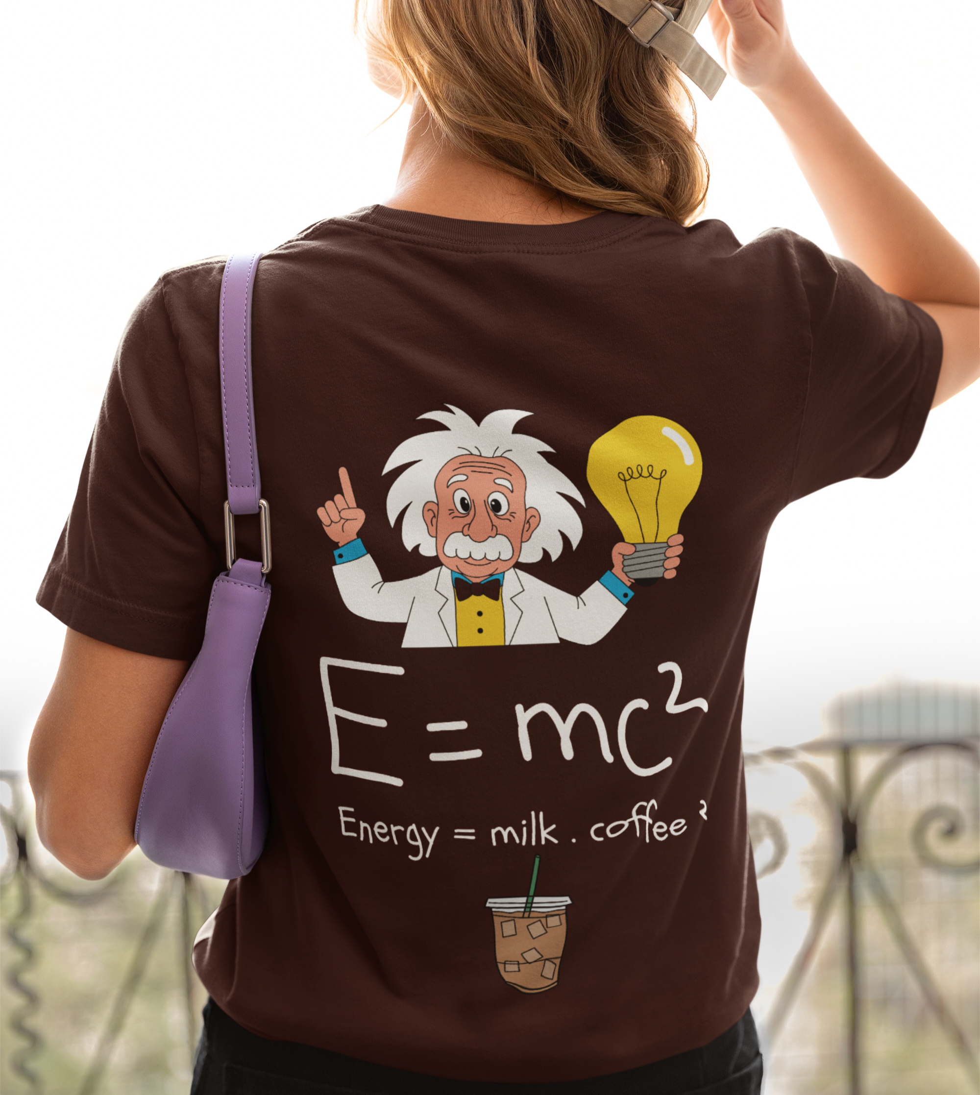 Women's Einstein's Formula Terry Oversized Tee for all-day comfort
