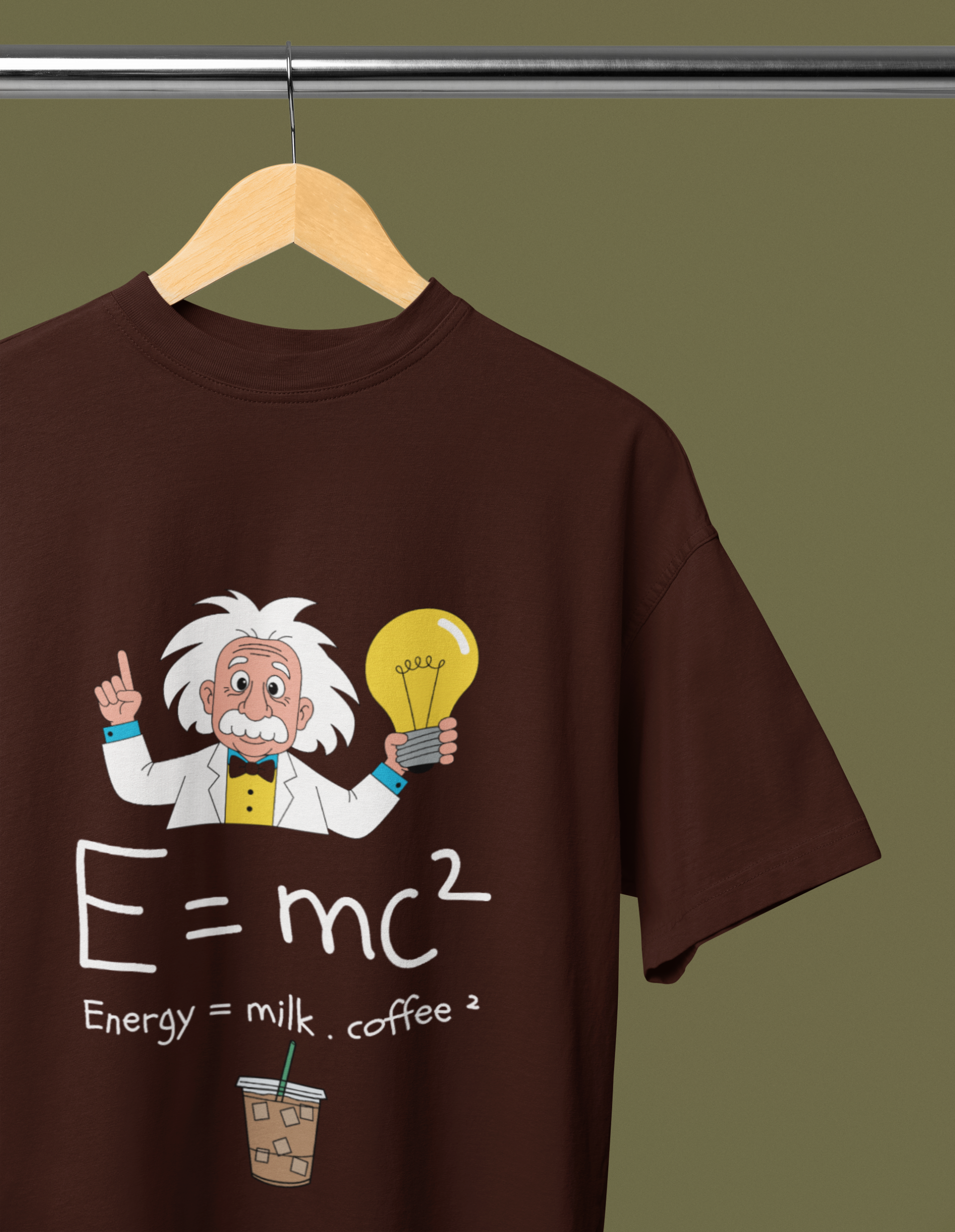 Women's Einstein's Formula Terry Oversized Tee for all-day comfort - Image 3