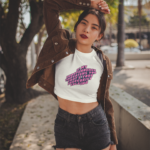 Women's Independent quotation Baby Tee Summer collection with all-day comfort