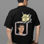 Men's Steve He Dialogue Terry Oversized Tee for all-day comfort