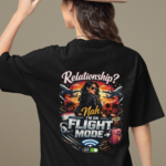 Women's Being Single Savage Designed Terry Oversized Tee for all-day comfort