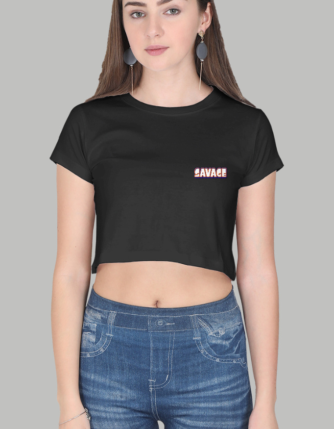 Women's Savage Crop Top with all-day comfort - Image 4