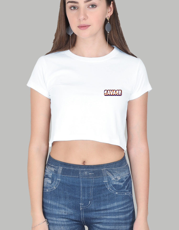 Women's Savage Crop Top with all-day comfort - Image 2