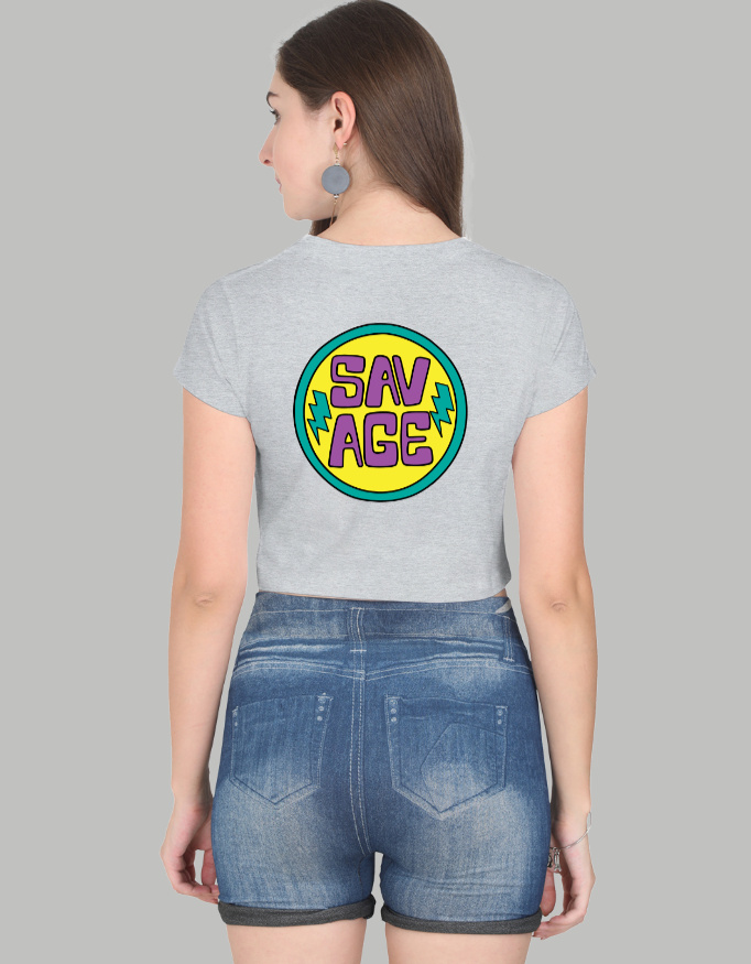 Women's Savage Crop Top with all-day comfort - Image 7