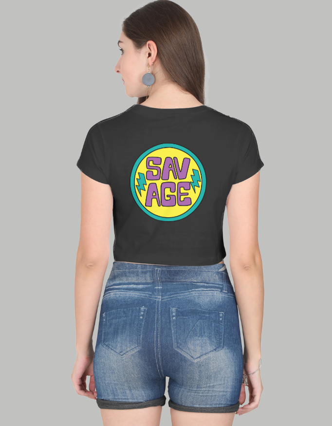 Women's Savage Crop Top with all-day comfort - Image 3