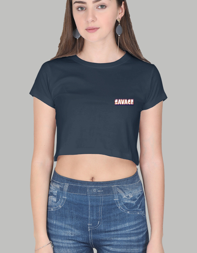 Women's Savage Crop Top with all-day comfort - Image 6