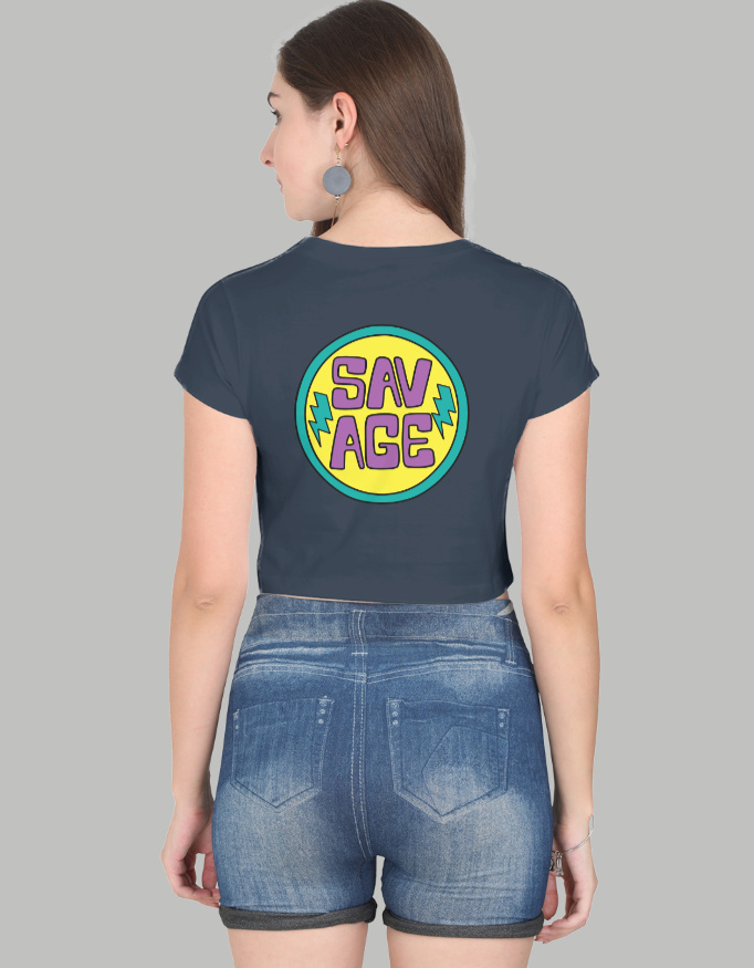 Women's Savage Crop Top with all-day comfort - Image 5