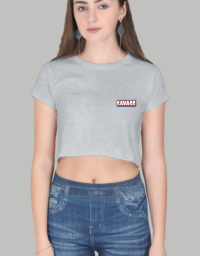 Women's Savage Crop Top with all-day comfort - Image 8