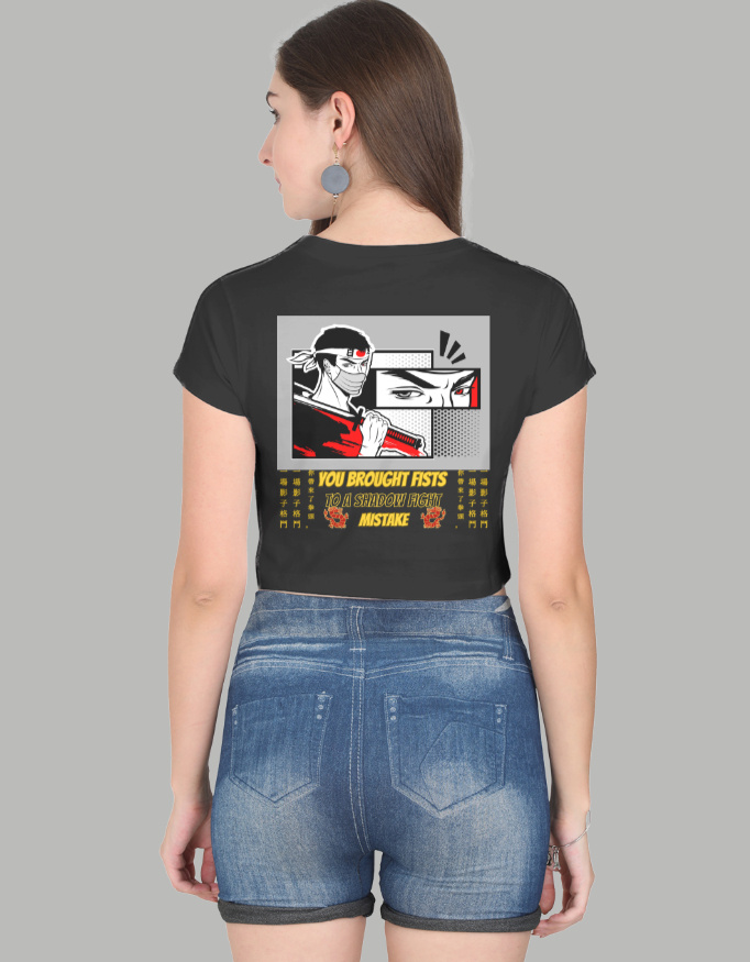 Women's Anime collection Crop Top with all-day comfort