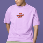 Men's Embroidery Printed TCW TERRY Oversized Tee For all-day comfort